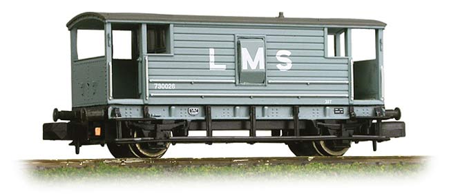 20 Ton Brake Van LMS Grey