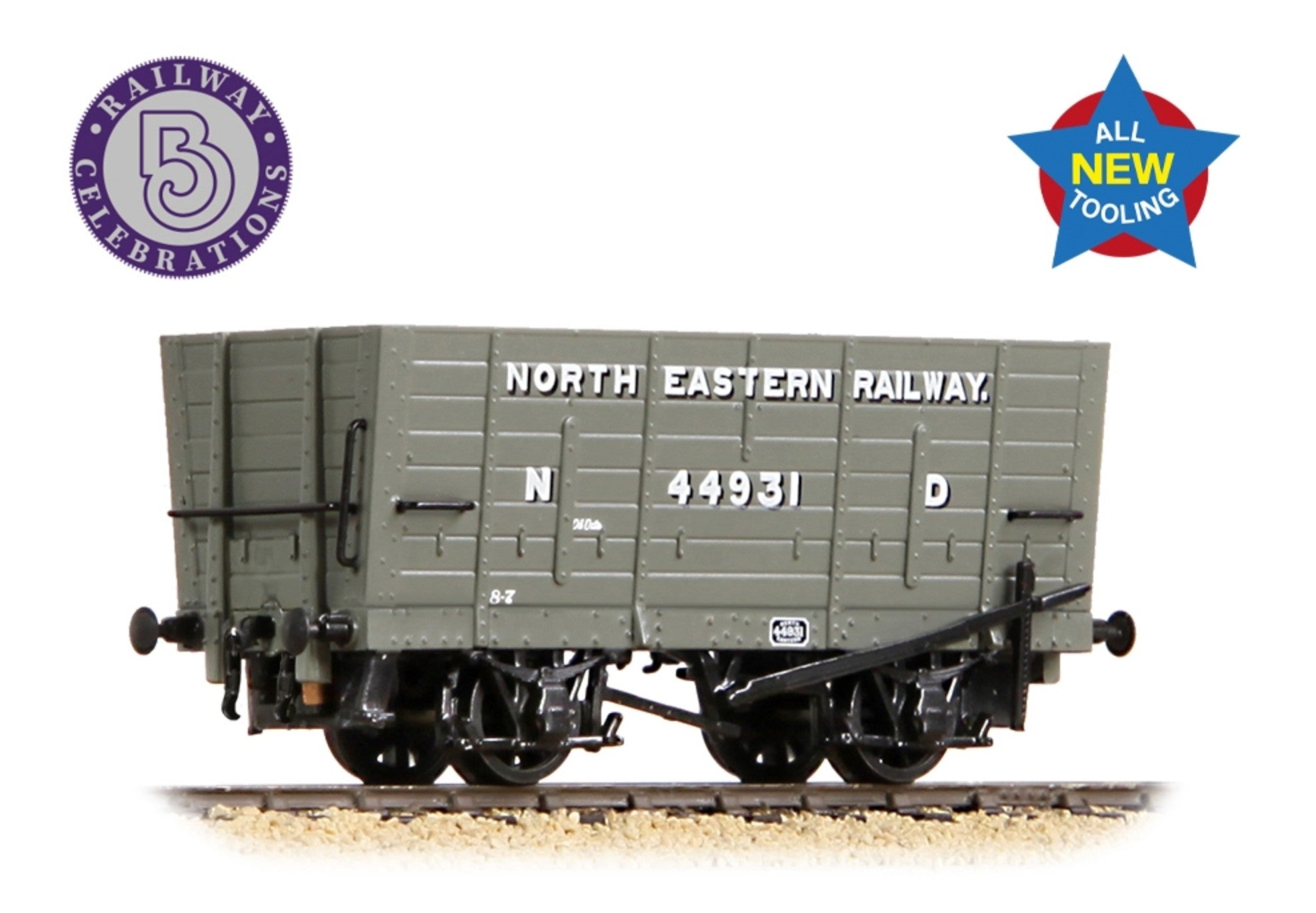 NER P7 Coal Hopper North Eastern Railway Grey (ND)