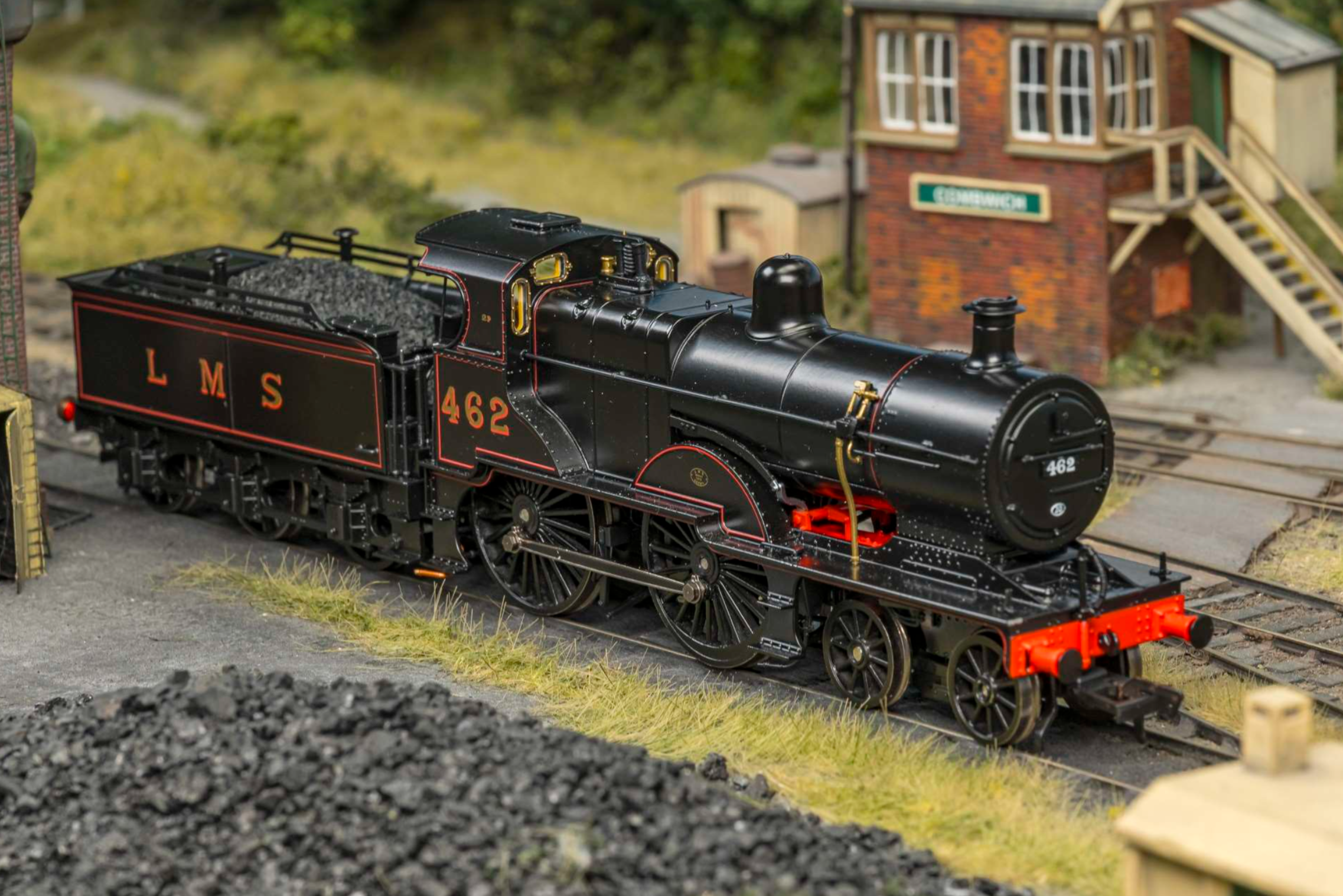 974507 - MR 483 No.462 LMS Lined Black - DCC SOUND