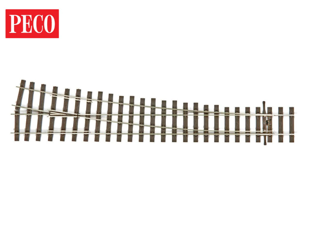 SL-U1188 - Bullhead OO Gauge RH Turnout - Large Radius