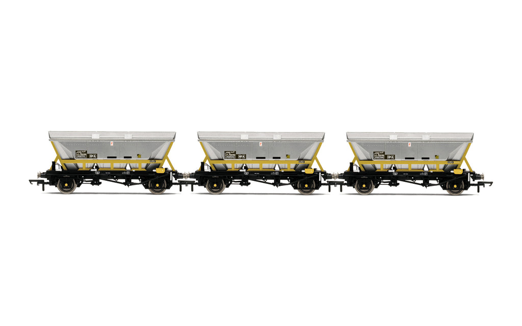 HFA Hopper Wagons, Three Pack, BR Coal Sector - Era 8
