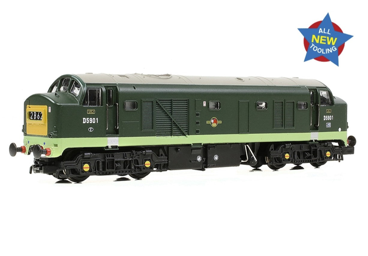 Class 23 'Baby Deltic' Headcode Box D5901 BR Green (Small Yellow Panels)