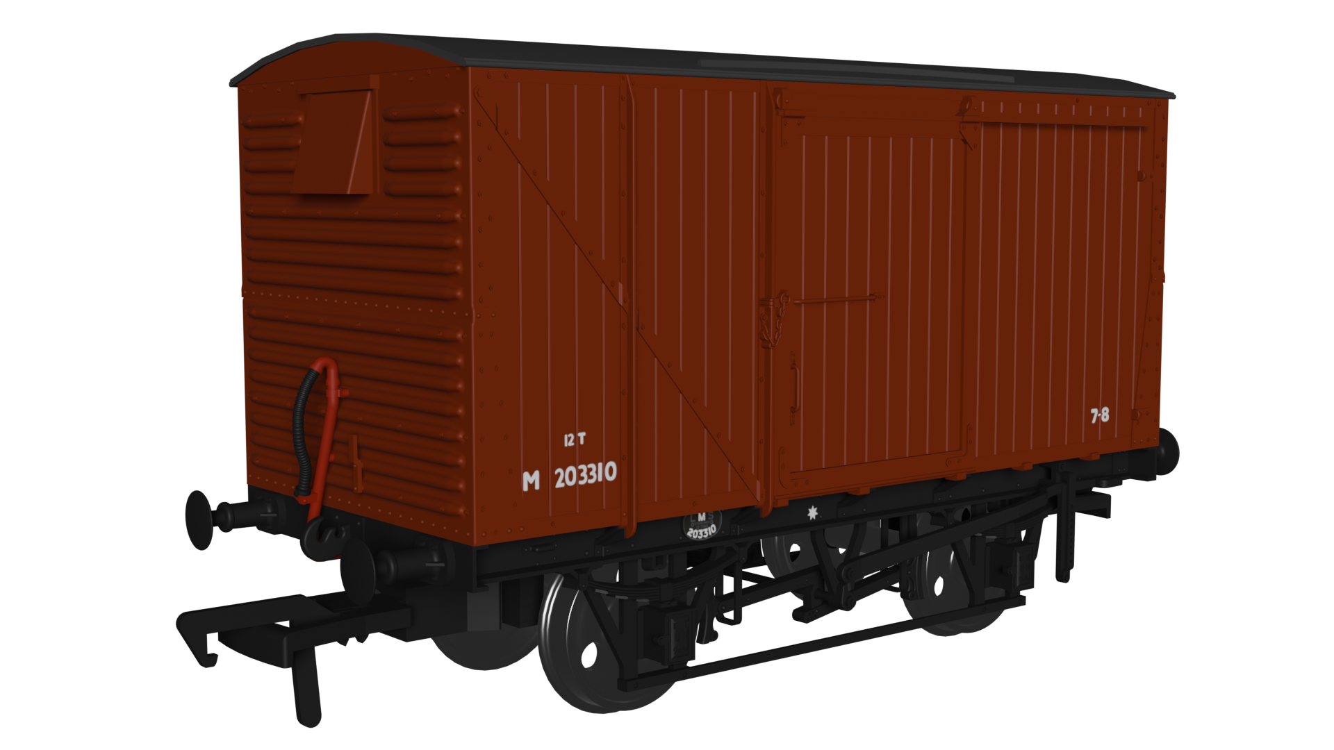 970110 - LMS D1832A Van - BR No.M203310