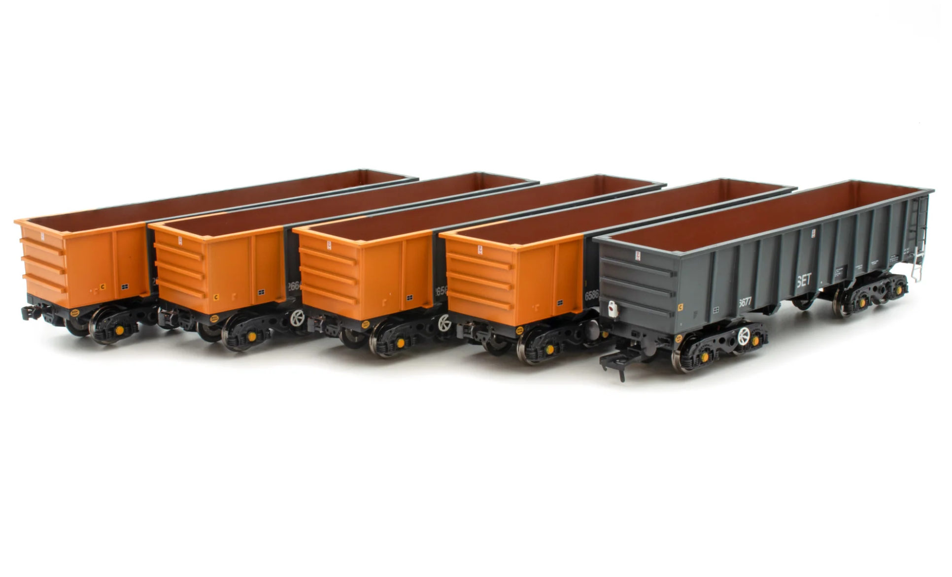 ACC2969 - Set of 5 PTA - BSc South Wales Grey Wagons - Pack 2
