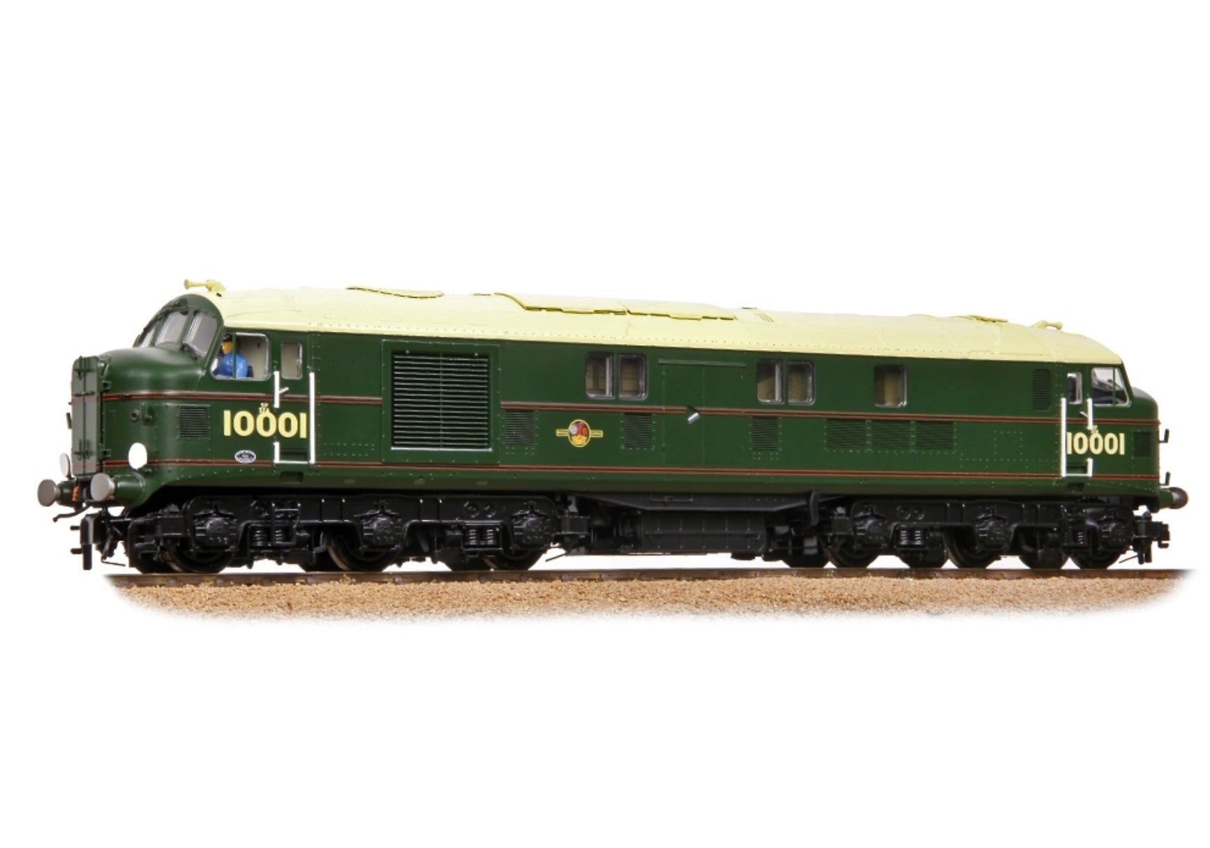 LMS 10001 BR Lined Green (Late Crest)