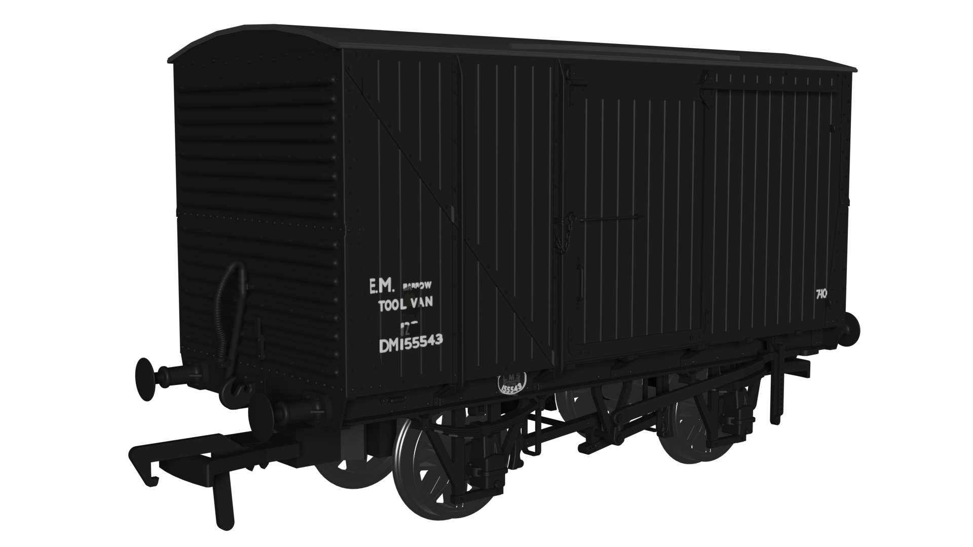 970011 - LMS D1663 Van - BR Departmental No.DM155543