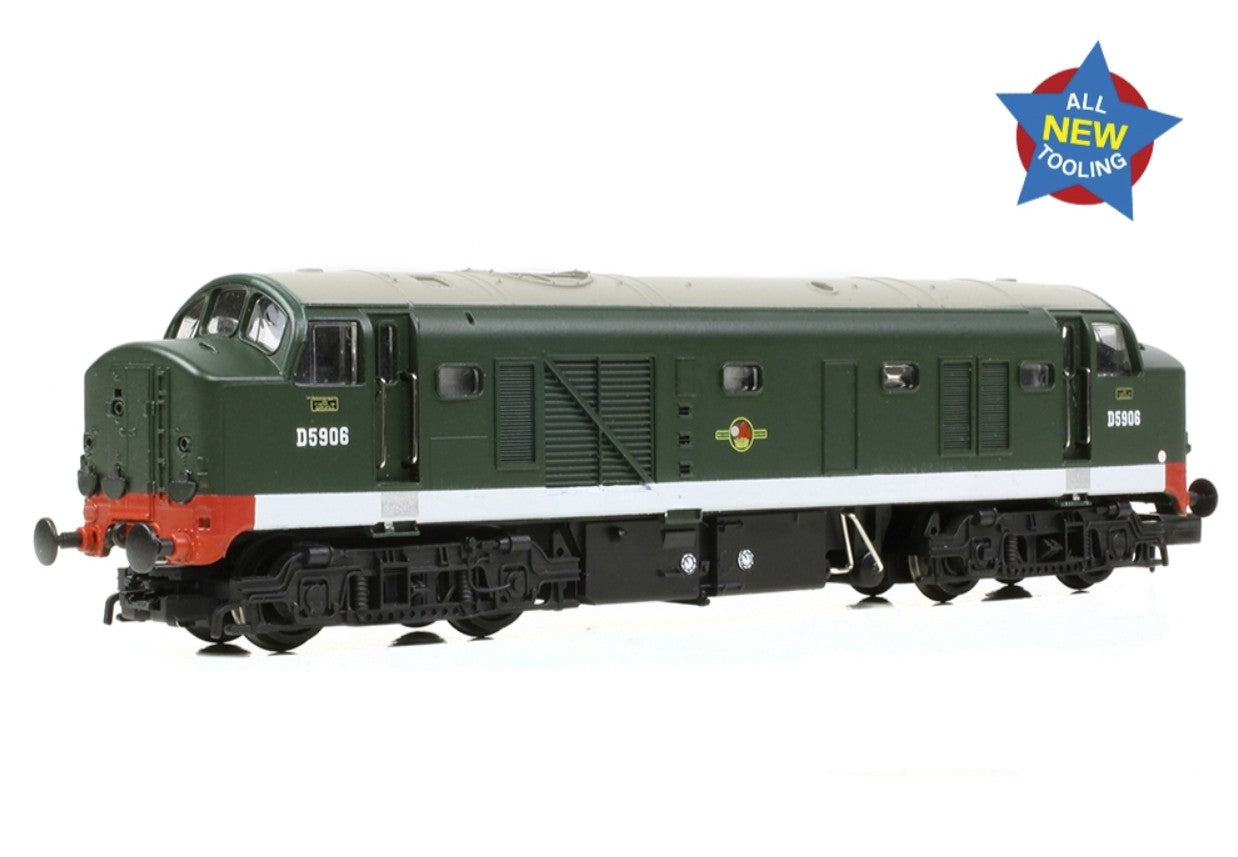 Class 23 'Baby Deltic' Disc Headcode D5906 BR Green (Late Crest)