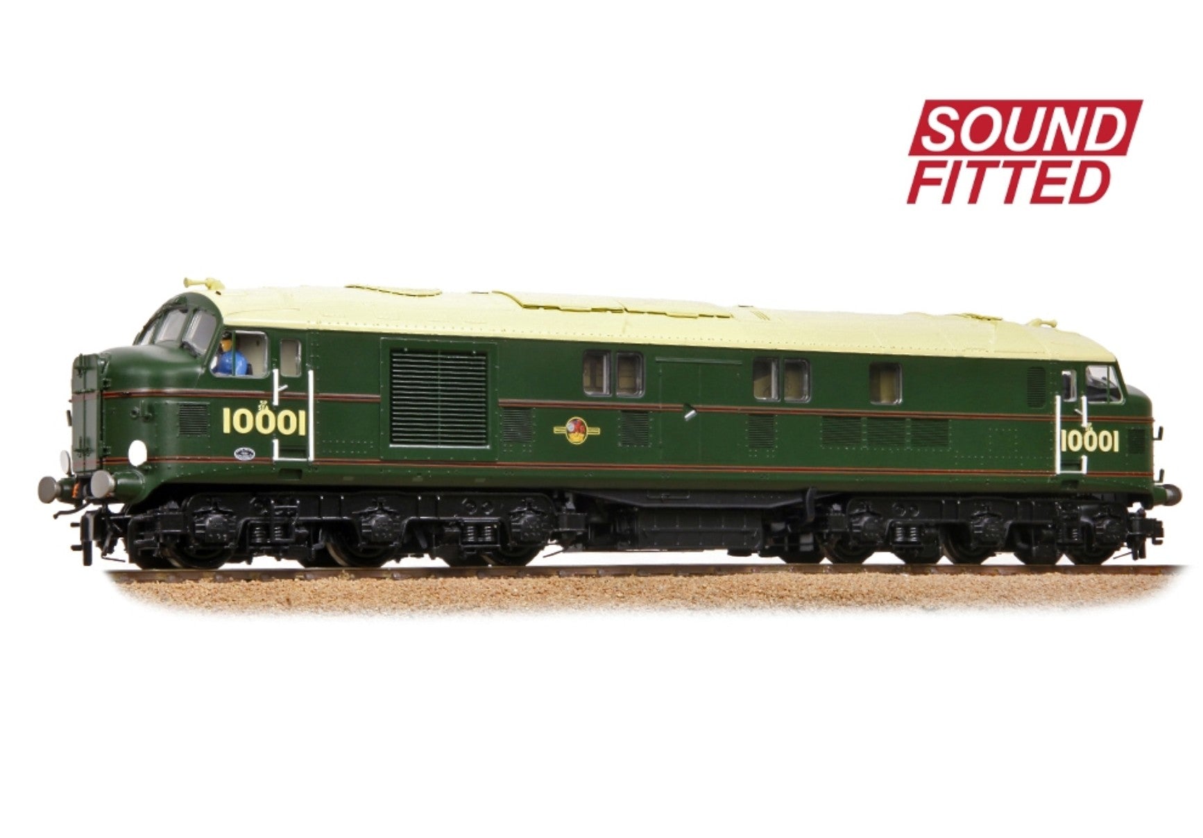 LMS 10001 BR Lined Green (Late Crest) SOUND FITTED
