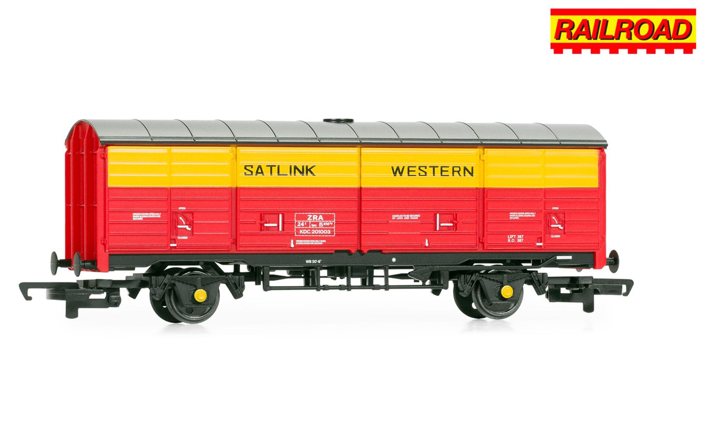 RailRoad Satlink Western 45t ZRA Van KDC201003 - Era 8