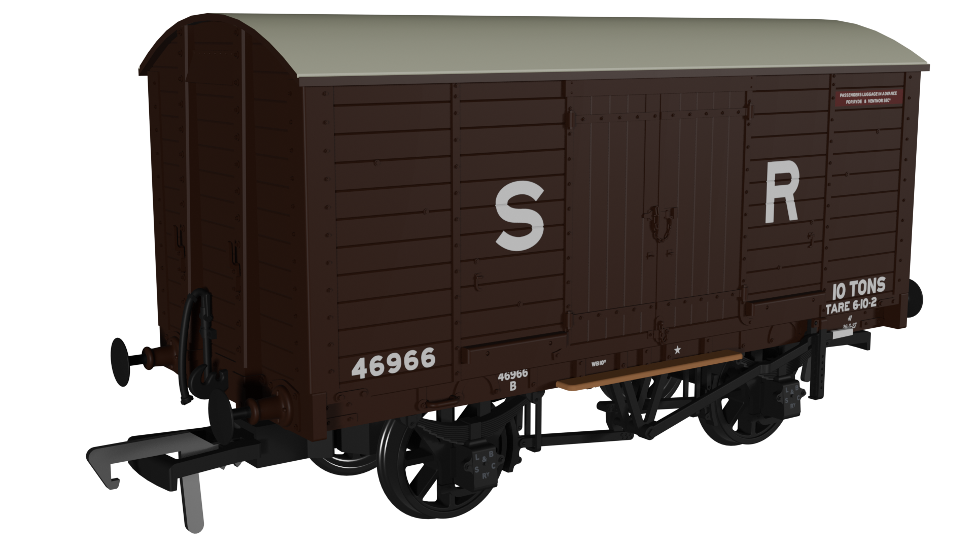 979008 - LB&SCR Dia.8 Van - SR (pre-36) No.46966