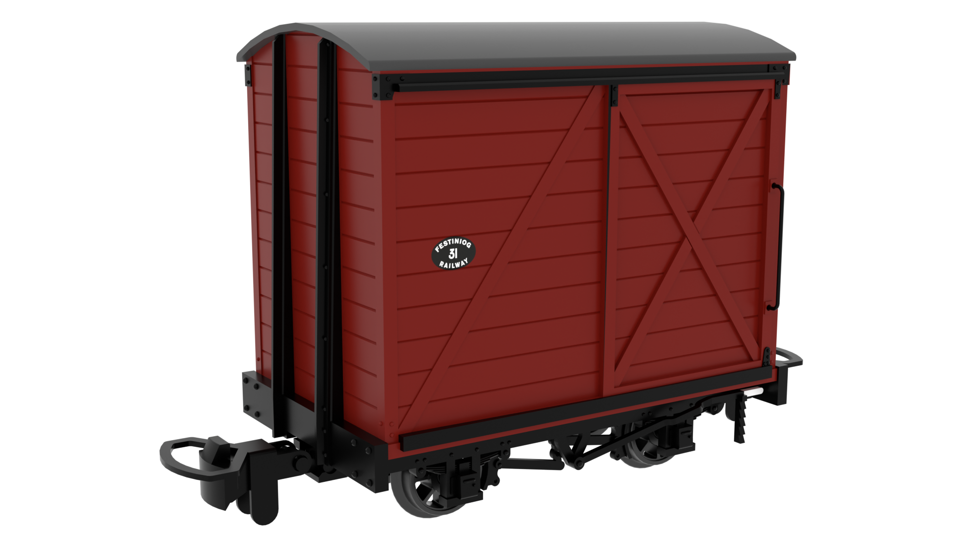 990314 - 009 Covered Van -  FR Red No.31