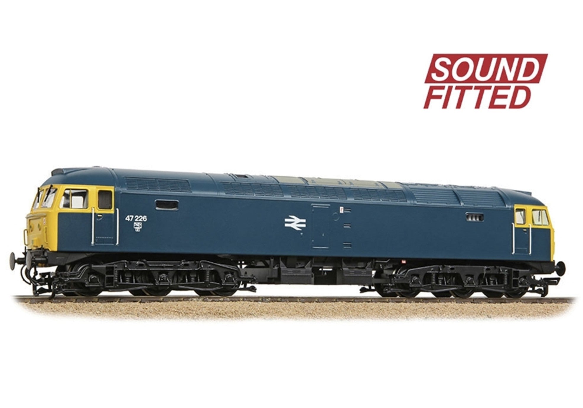 35-411ASF - Class 47/0 47226 BR Blue Diesel Locomotive - DCC Sound