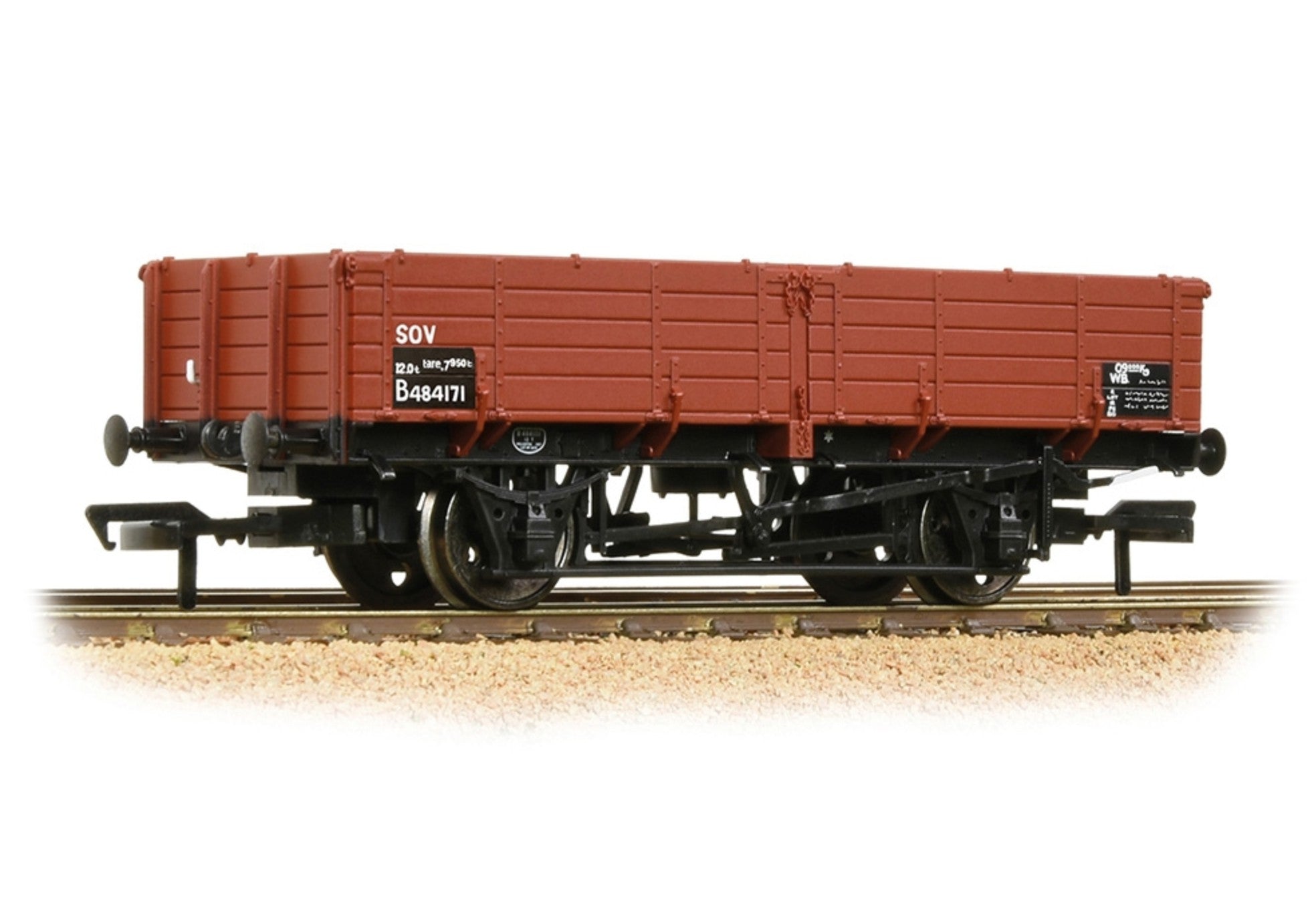 38-703 - BR 12T Pipe Wagon BR Bauxite (TOPS)