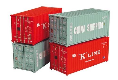 379-350A 20ft Containers China Shipping & K-Line (x4)