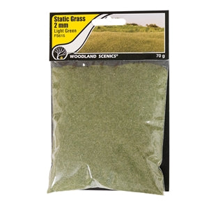 Static Grass 2mm Light Green
