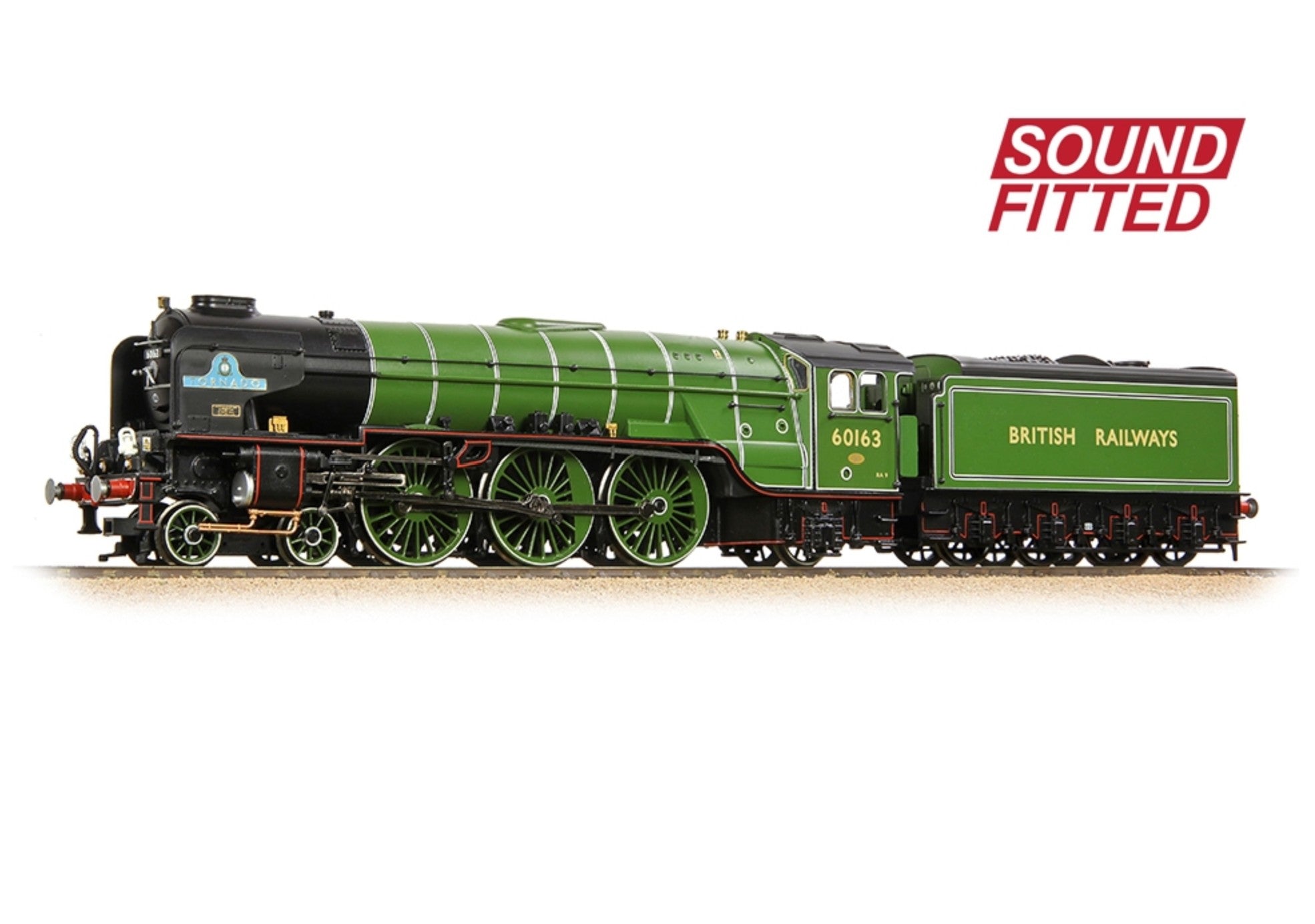 32-550ESF - LNER Peppercorn A1 60163 'Tornado' BR Lined Apple Green (British Railways) SOUND FITTED