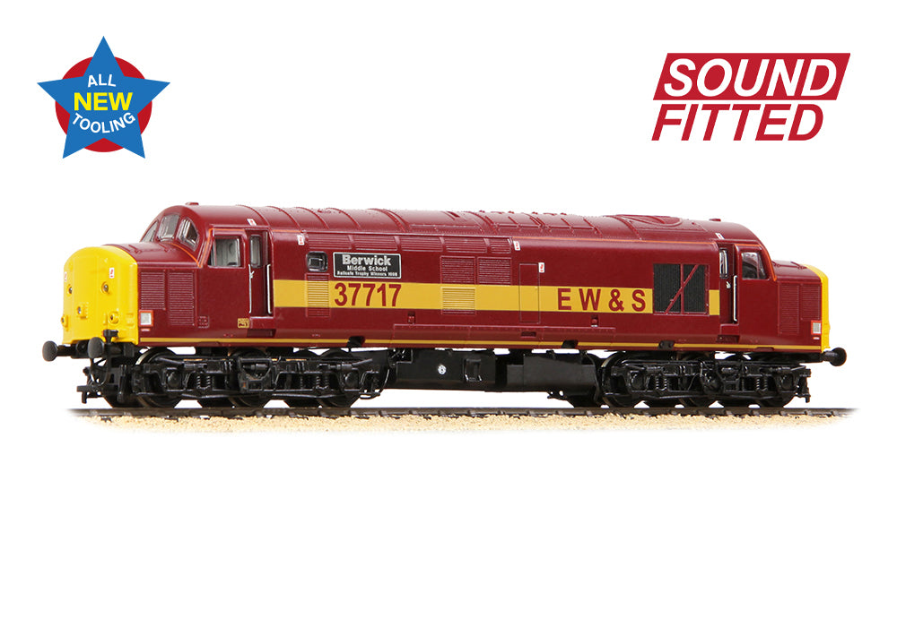 372-113SF - Class 37/7 37717 'Berwick Middle School' EWS SOUND FITTED