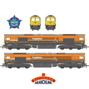Class 66/5 66501 Freightliner 60 1965-2025 Orange