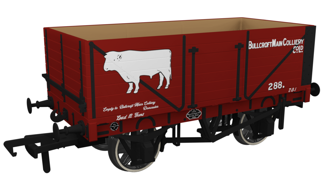 RCH 1907 7 Plank Wagon Bullcroft Main Colliery