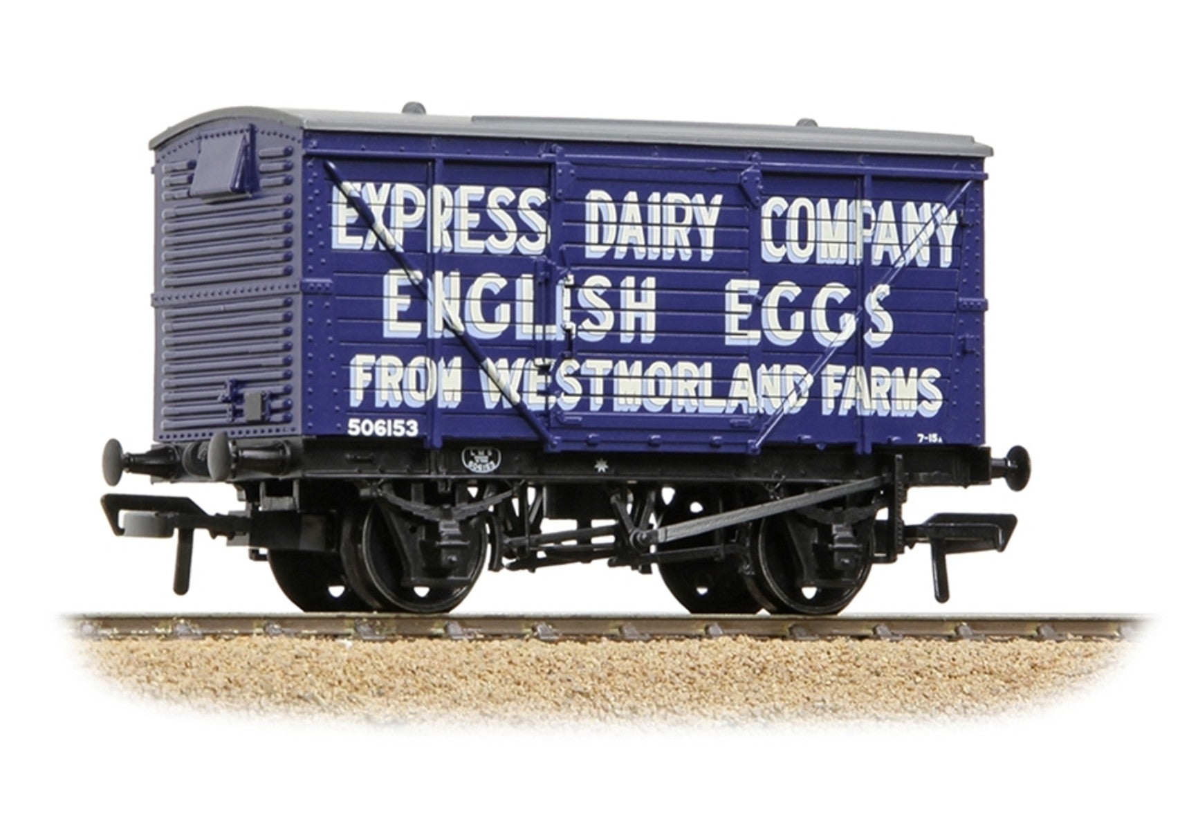 LMS 12T Planked Ventilated Van 'Express Dairy Company' Blue