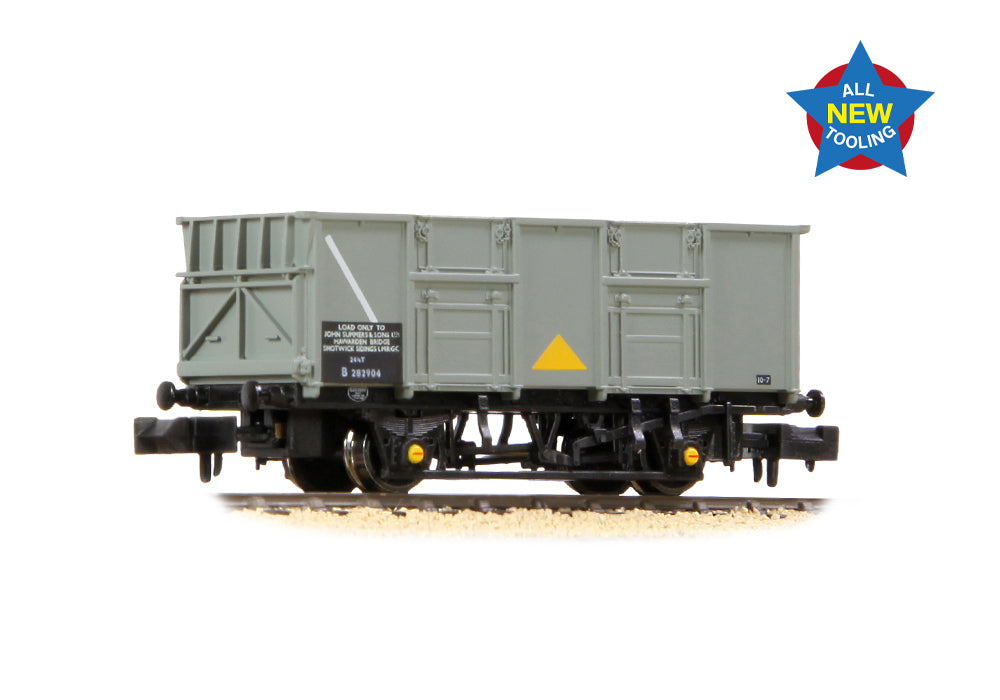 378-051 - BR 24.5T Mineral Wagon BR Grey (John Summers & Sons Ltd)