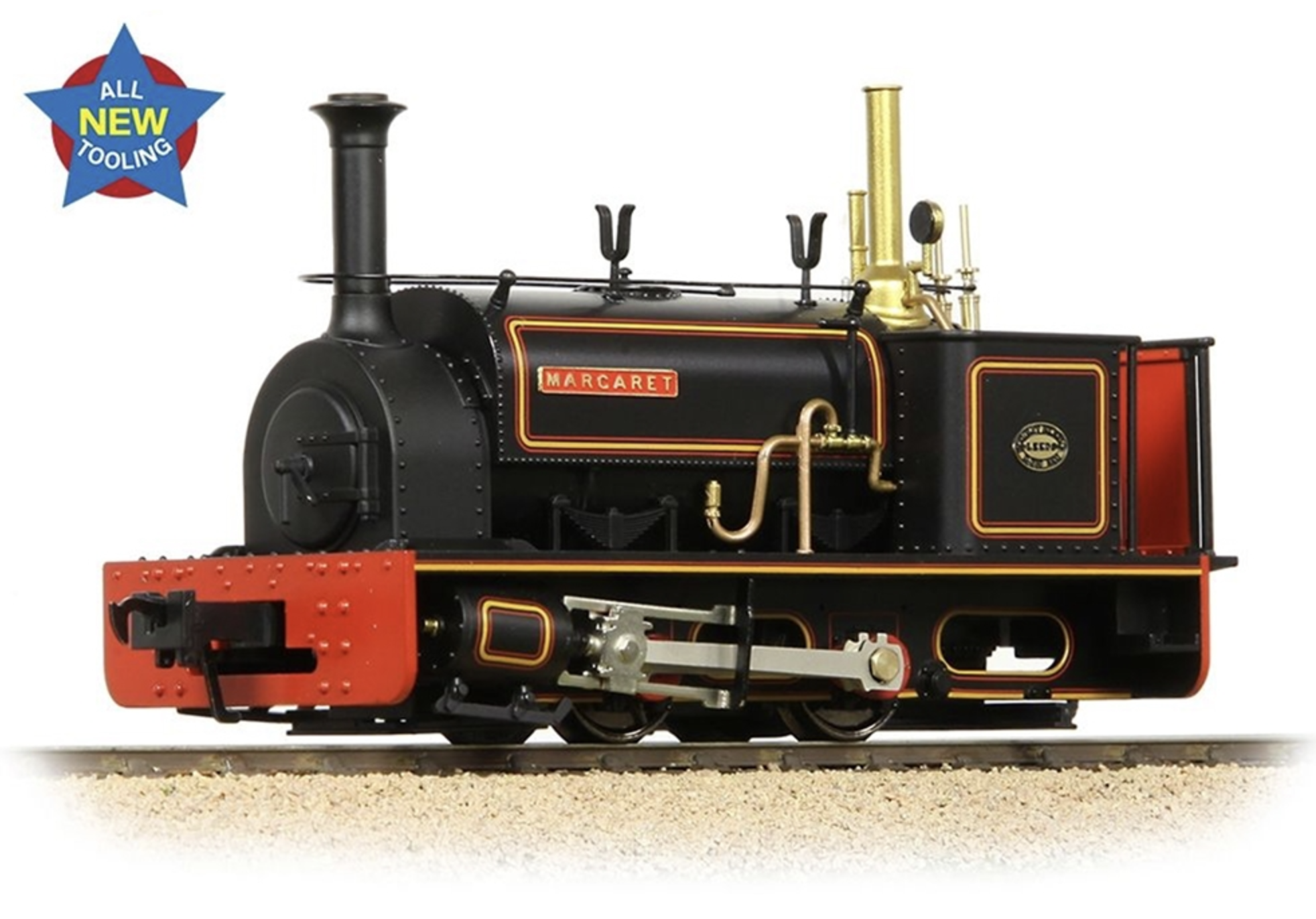 Quarry Hunslet 0-4-0ST 'Margaret' Penrhyn Quarry Lined Black (Early)