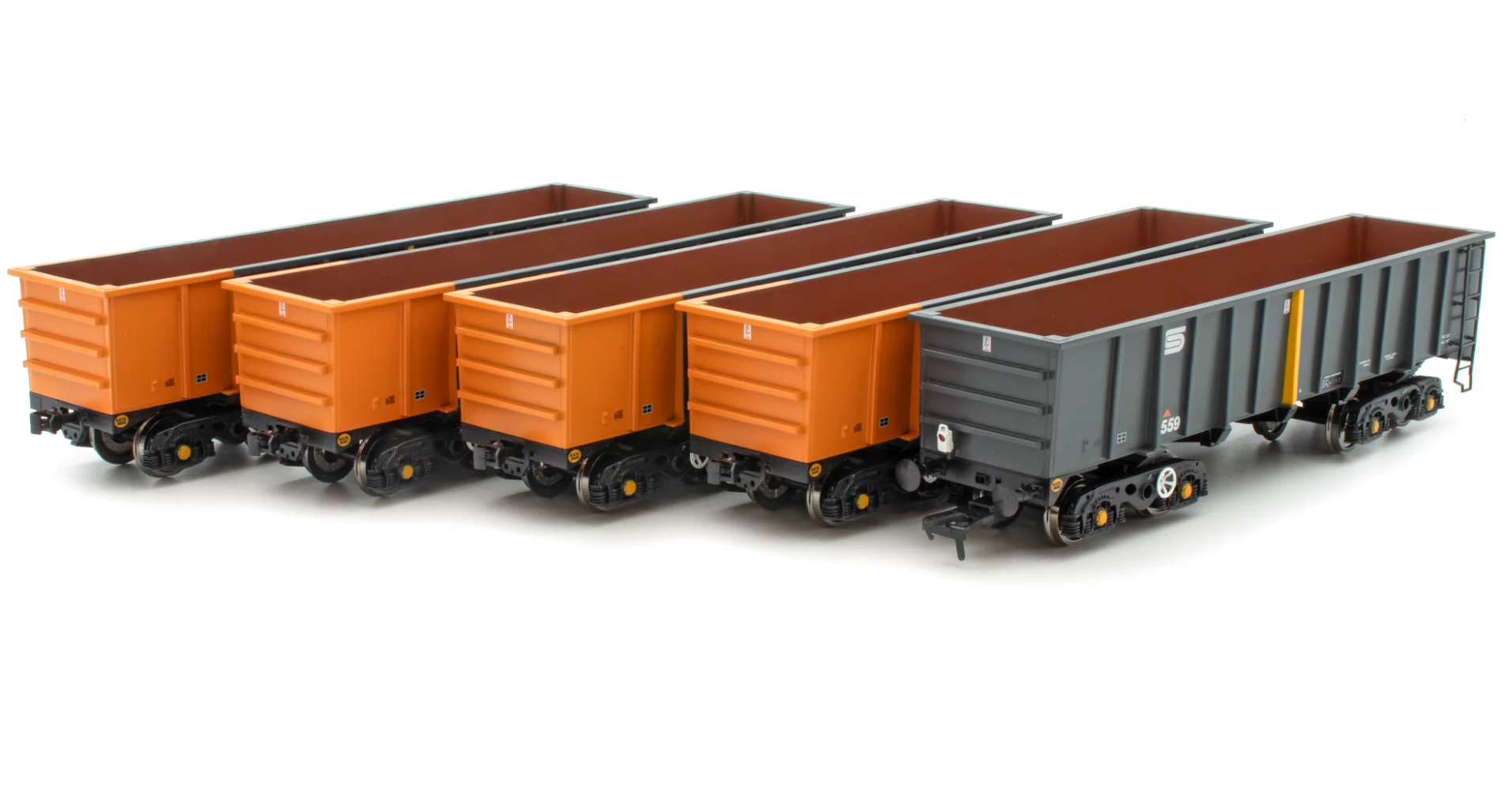 ACC2966 Set of 5 PTA - BSc Consett/Teesside (Pre-TOPS) Wagons - Pack 1