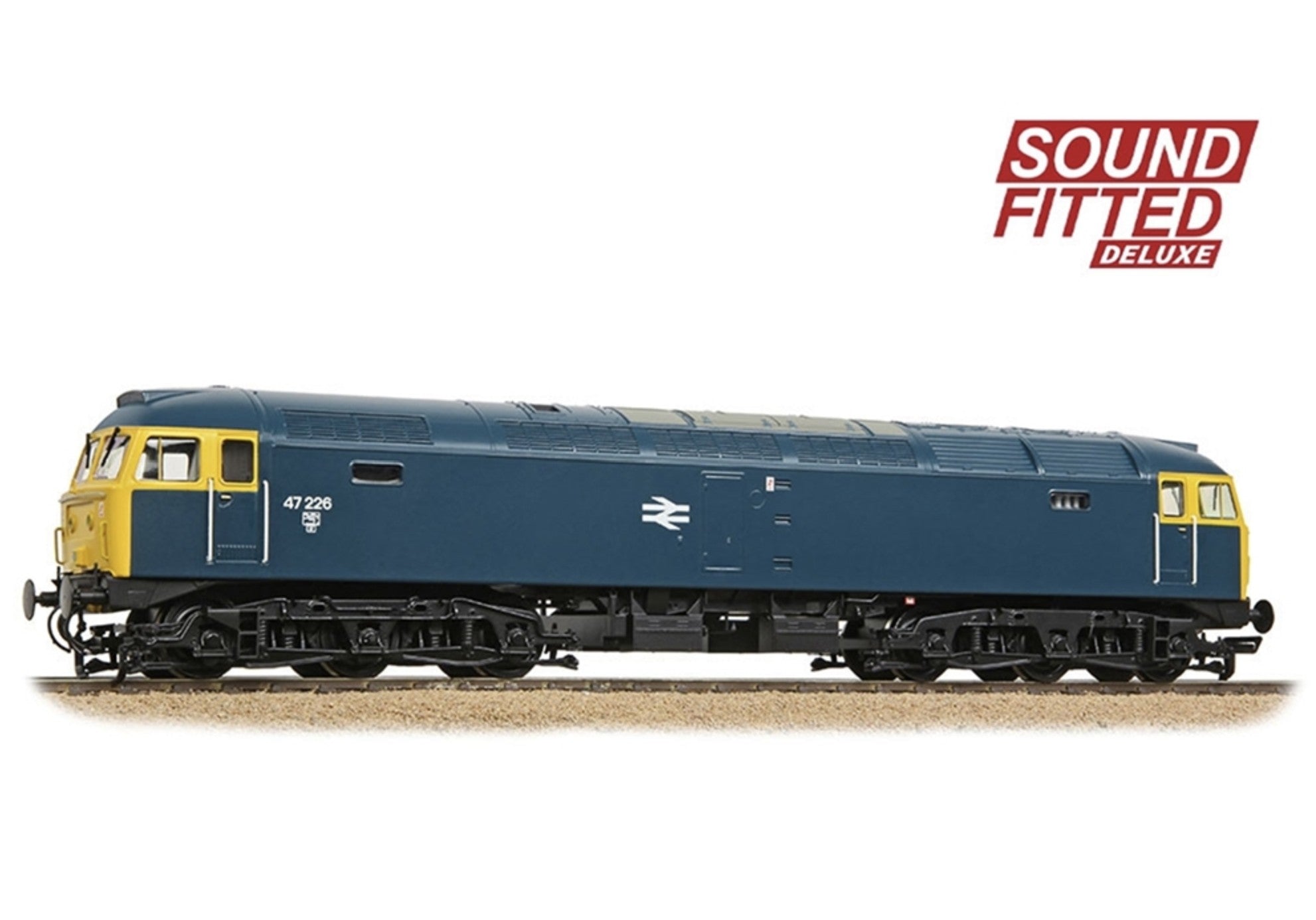 35-411ASFX - Class 47/0 47226 BR Blue Diesel Locomotive - DCC Sound Deluxe