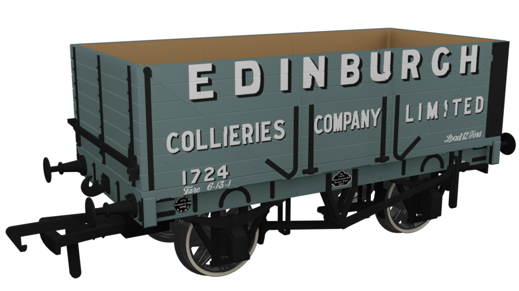 RCH 1907 7 Plank Wagon - Edinburgh Collieries