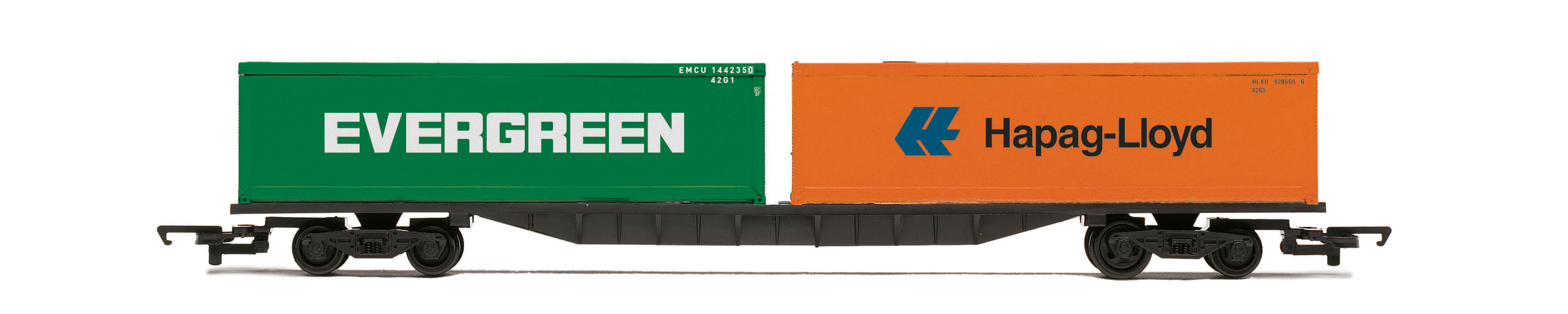 RailRoad BR FFA Container Wagon with two 30 containers