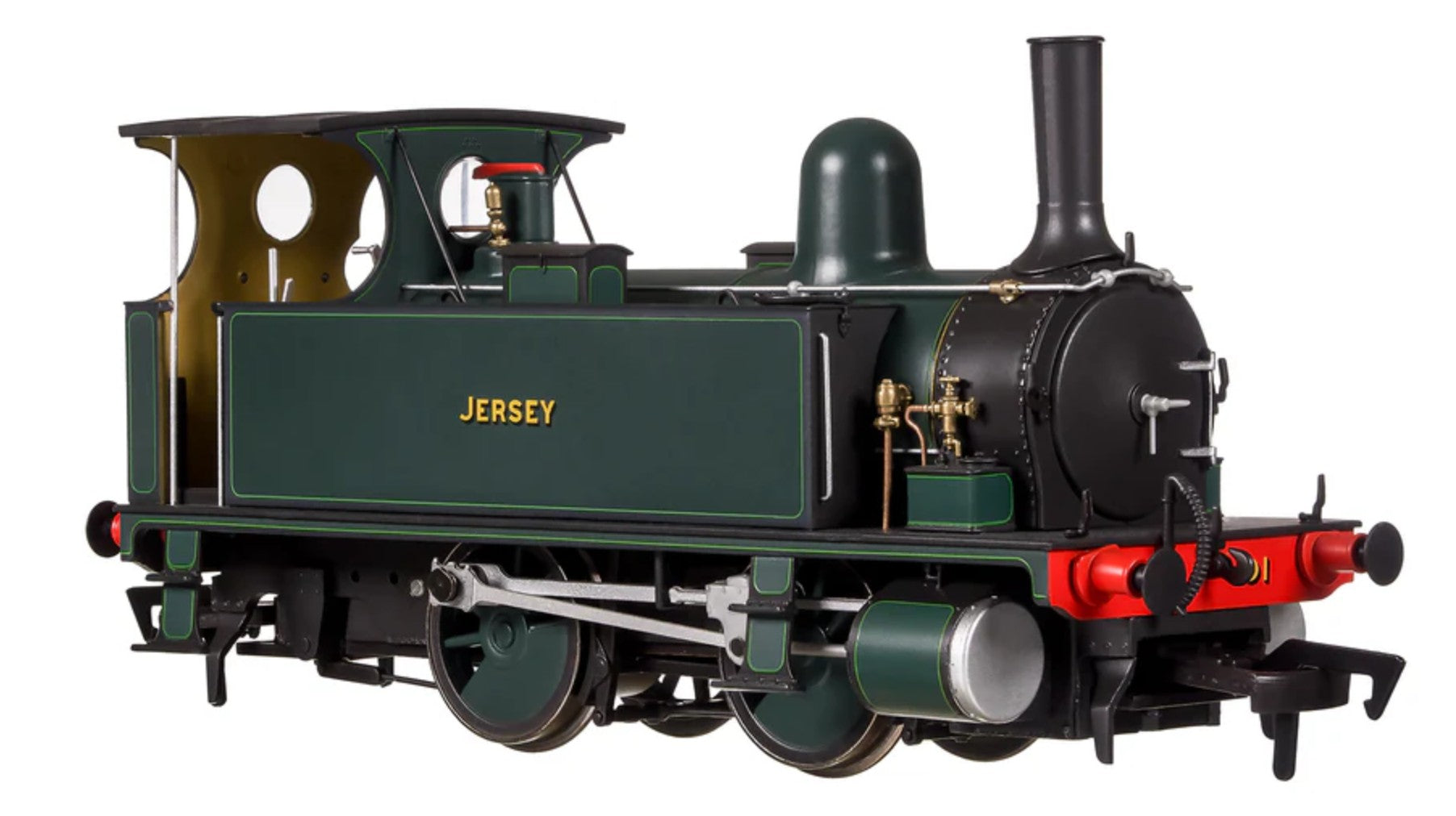 4S-018-012 - B4 0-4-0T 91 'Jersey' Lined Dark Green