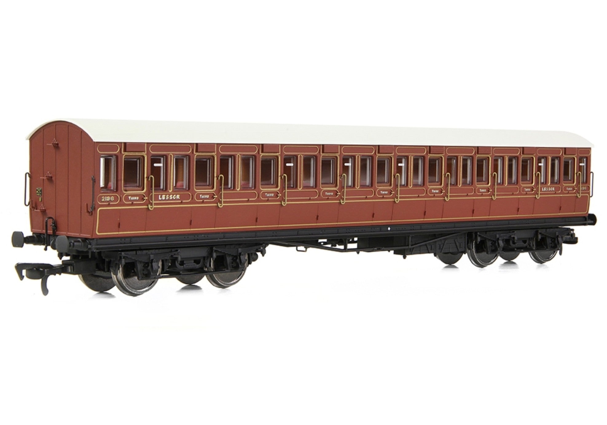 E86026 - 54ft non-Corridor Third LBSCR Raw Umber