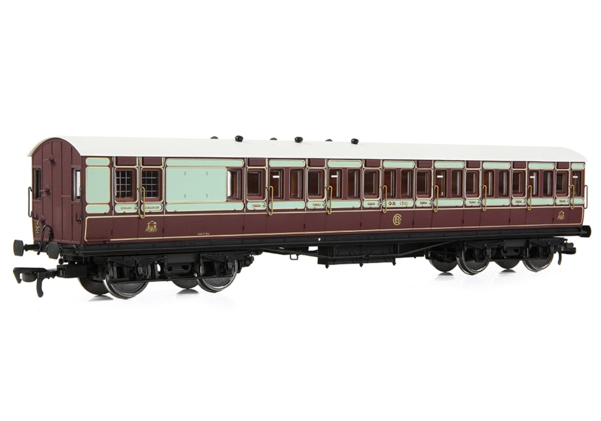 E86028 - 54ft non-Corridor Brake Third Caledonian Railway Plum & Off-White