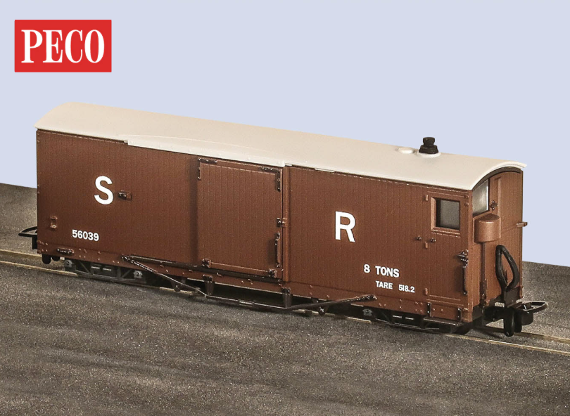 L&B 8 Ton Brake Van - SR Brown Livery