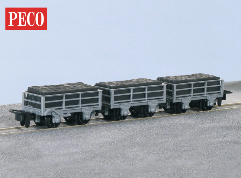 2T Slate Wagon - 2 unbraked - 1 braked