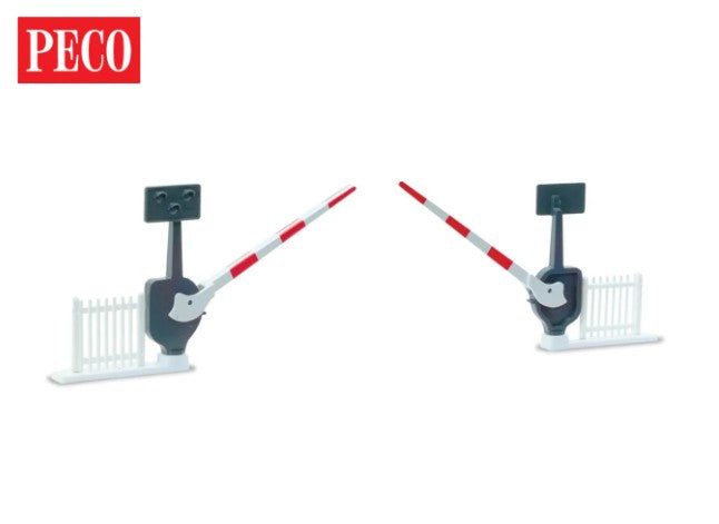Level Crossing Barriers (2) with Fencing