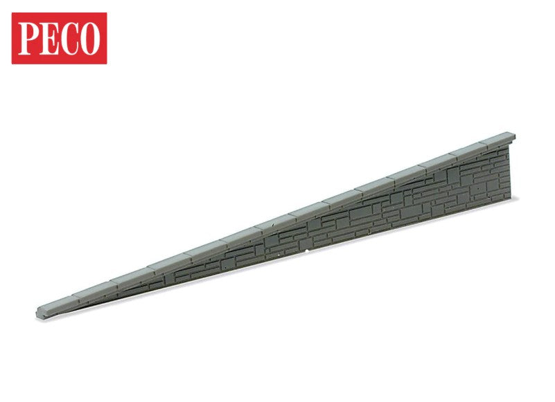 Platform edging ramps, stone type