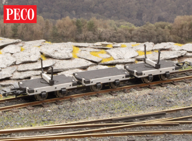 Penrhyn Quarry Railway Bolster Wagons (3) Laser-cut kits