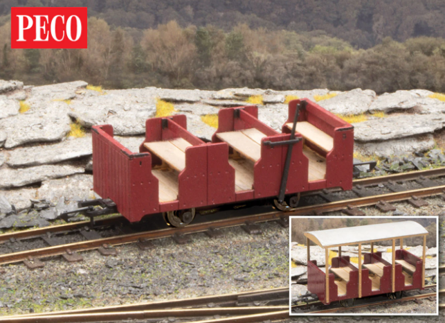 Penrhyn Quarry Workmen's Coach Laser-cut kit (NG7)