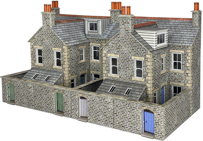 Low Relief Terraced House Backs Stone