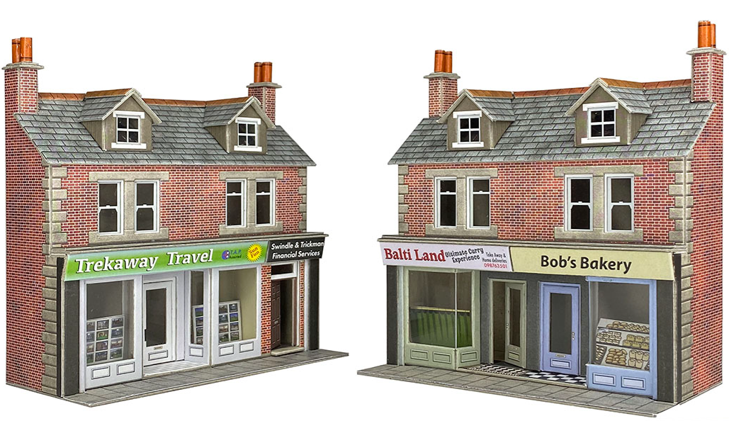 Low Relief Shop Fronts Brick