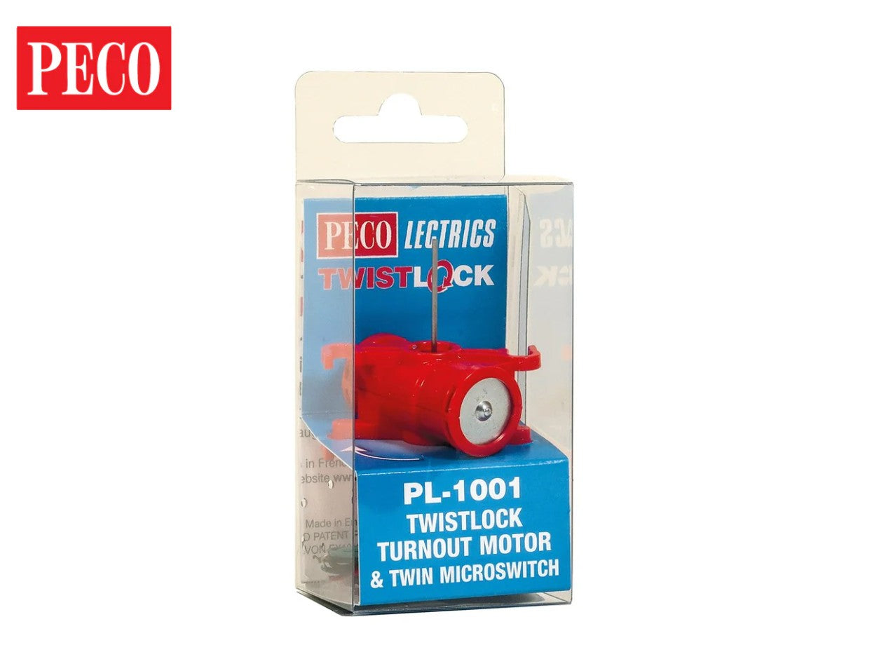 PL-1001 Twistlock Turnout Motor & Twin Microswitch