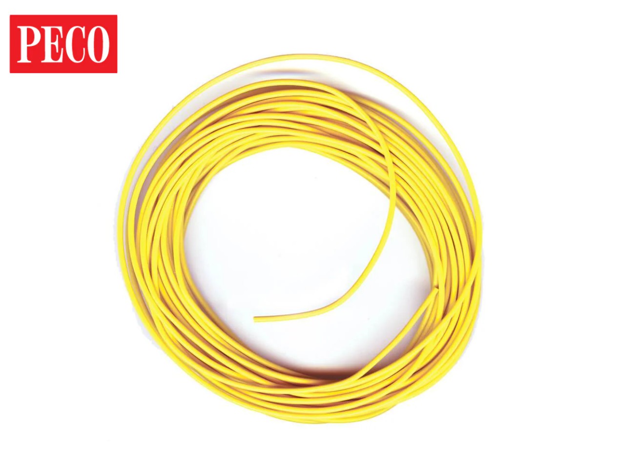 PL-38Y - Electrical Wire, Yellow, 3 amp, 16 strand