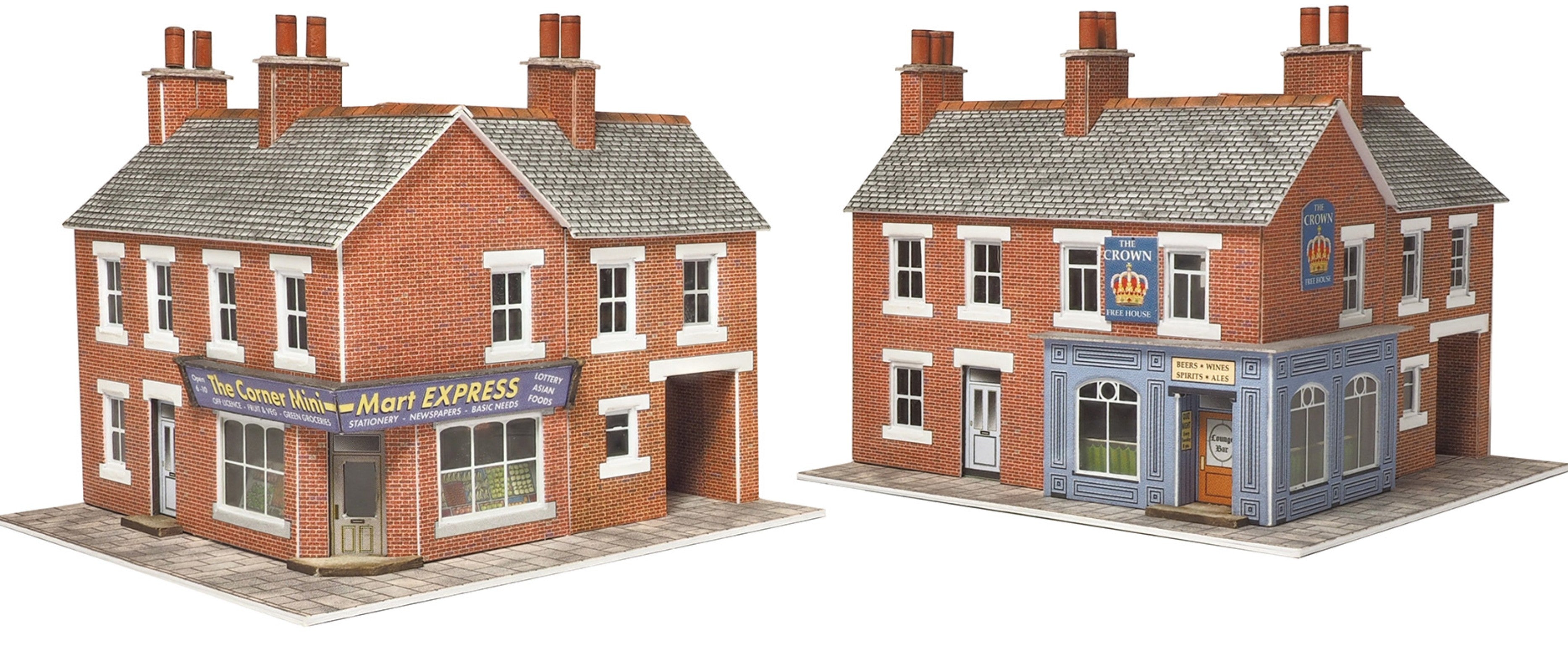 PN116 - Corner Shops, Red Brick