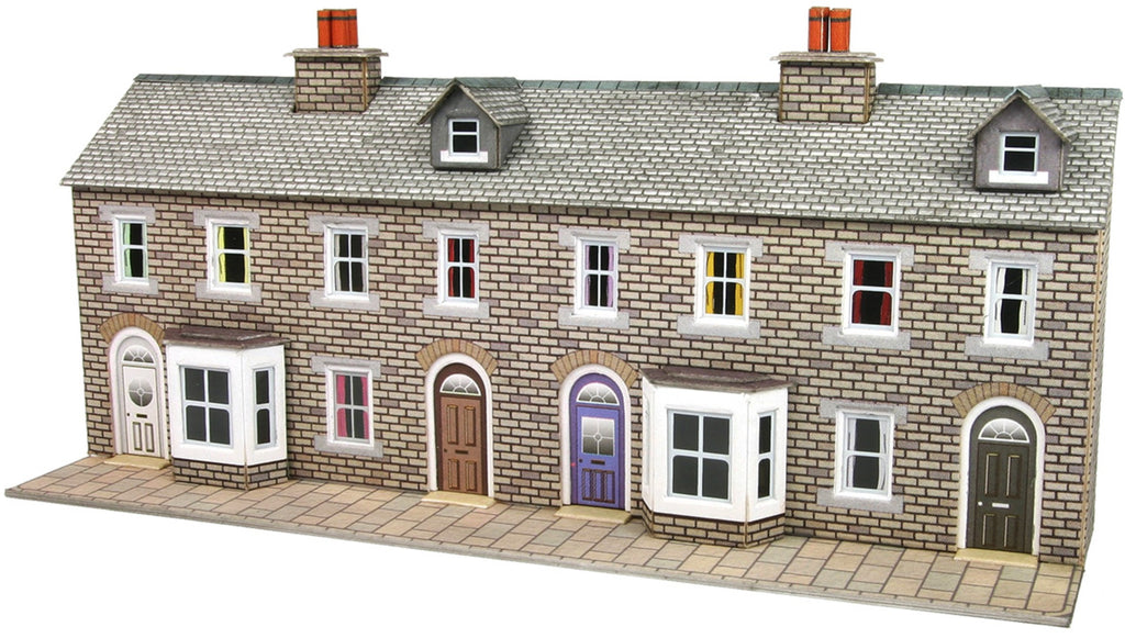 PN175 - N Gauge Stone Terrace House Fronts