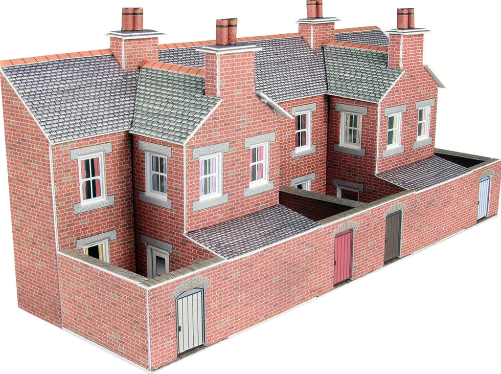 PN176 - Low Relief Terrace House Backs - Brick