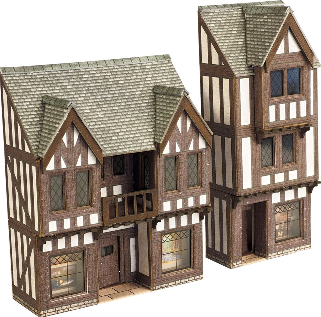 PN190 - Low Relief Timber framed shop Fronts