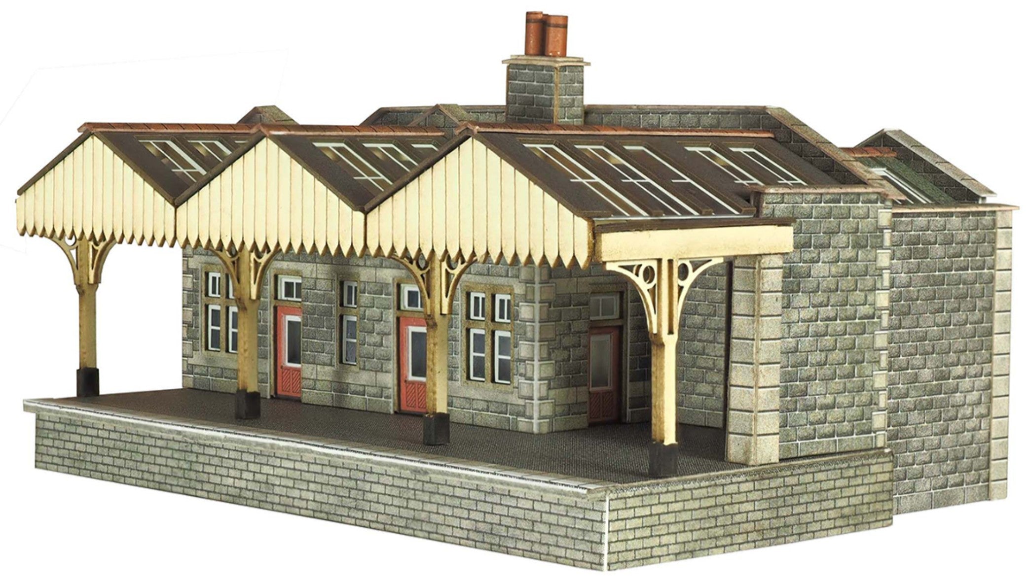 N Scale Parcels Offices