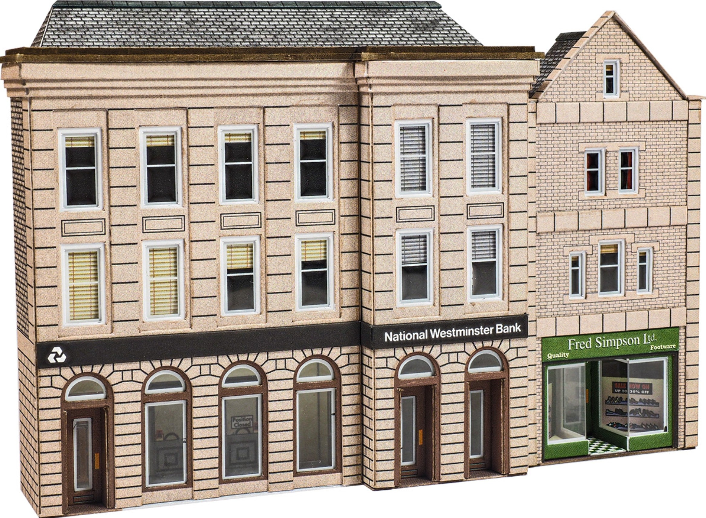 PN971 - Low Relief Bank & Shop