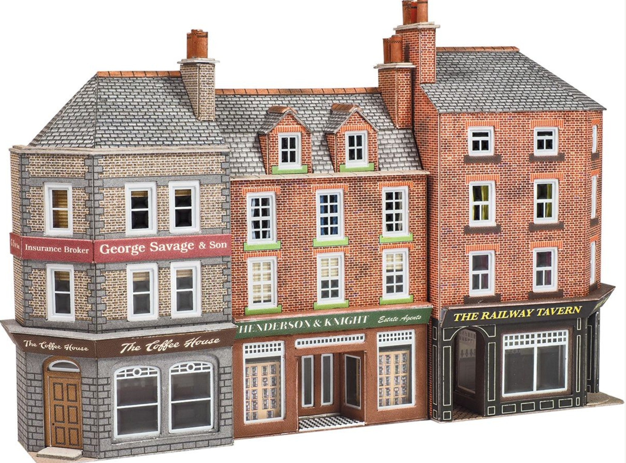 PN972 - Low Relief Pub & Shops